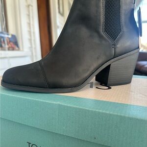 Toms Black Ankle Booties